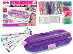 Komplet za izdelavo zapestnic barvne perlice Kreator