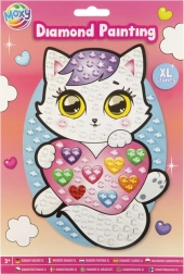 Kreativni komplet za diamantno slikanje Mačica XL