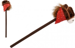 otroški plišasti konj na palici