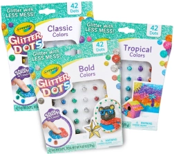 Crayola glitter dots dopolnilni komplet – bleščeče kroglice za ustvarjanje