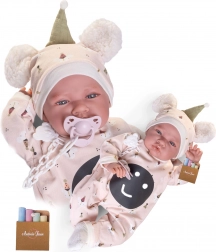 Realistična dojenčkova punčka Antonio Juan z mehkim tekstilnim telesom