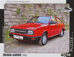 Sestavljanka RETRO-AUTA Škoda Garde 40 kosov