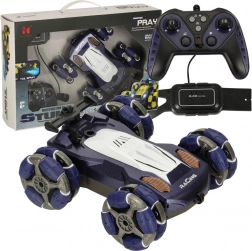 Daljinsko vodeni avto z vsesmernimi kolesi in upravljanjem z gestami