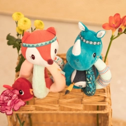 Lilliputiens ropotuljica lisica Alice z rdečo ptičko