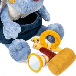Tekstilna igrača z aktivnostmi Kužek Jules