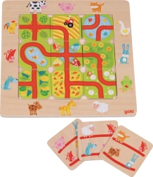 Goki družabna igra Najdi pot na kmetiji