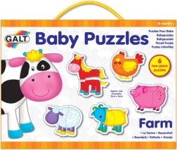 GALT otroški puzzle farma 6×2 koščka
