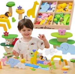 Viga lesena zbirka tropske zgodbe, 55 delov