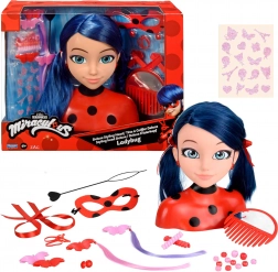 Stylingova glava MIRACULOUS LADYBUG Marinette Deluxe z dodatki