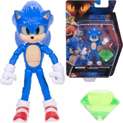 Figurica SONIC 3 ježek 12 cm s smaragdom