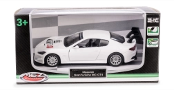 Kovinski model MASERATI GranTurismo MC GT4 1:43 z odpirajočimi se vrati in pull-back mehanizmom