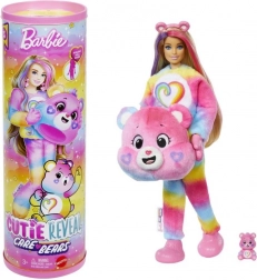 Barbie Cutie Reveal Medvedki Care Bears Serija 2 Rožnata