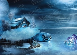 Sestavljanka hiša in želva 1000 kosov