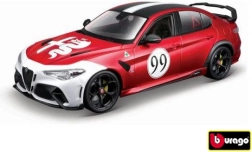 Kovinski model avtomobila 1:18 BBURAGO Alfa Romeo Giulia GTAm rdeča