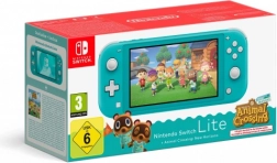 Nintendo Switch Lite turkizen + ANIMAL CROSSING: NEW HORIZONS (paket)