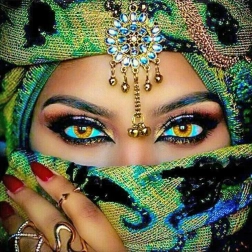 Diamantno slikanje 7D Očarljiv pogled 30x40 cm