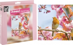 Diamantno slikanje ptiček 20 × 20 cm