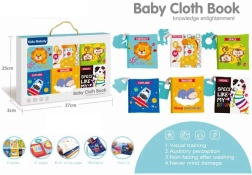 Tekstilske knjižice za otroke z živalicami in grizalom