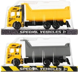 Zložljivo gradbeno vozilo s funkcijo pull-back