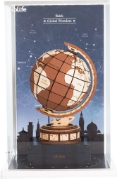 Zaslon z globusom in čudesi sveta