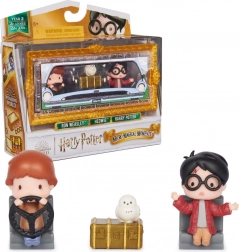 Harry Potter mini figurice Harry in Ron z dodatki – dvojni paket Micro Magical Moments