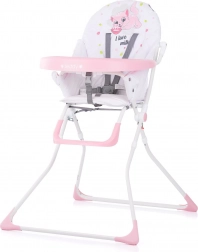 Jedilni stolček Teddy od Chipolina – Blush