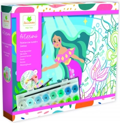 Slikanje po številkah – morske deklice Artissimo