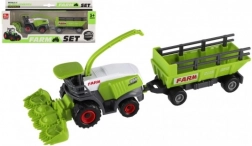 Kombajn s prikolico – plastični model 22 cm na prosti tek