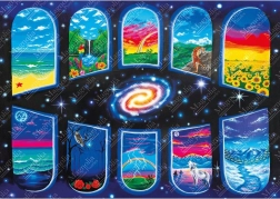 Sestavljanka magnolija Okna v dušo 1000 koščkov