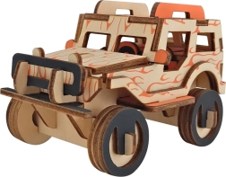 Lesena 3D sestavljanka Jeep
