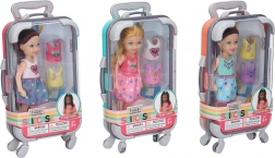 Punčka v kovčku 20 cm