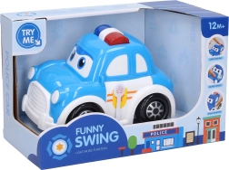 Policijski avto z efekti 15 cm