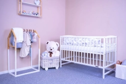 Otroška posteljica New Baby Lilly bela