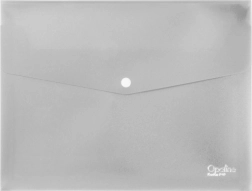 Mapa – kuverta z gumbom A4, prozorna, razširljiva 2 cm (350 µm), pakiranje 5 kos