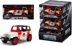 Kovinski model Jeep Wrangler Jurassic Park 1:32 z odpirajočimi se vrati