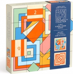 Drsne lesene sestavljanke Frank Lloyd Wright: Imperial Hotel 2v1 (16 kosov)