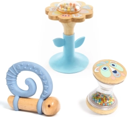 DJECO darilni komplet ropotuljic in grizal za dojenčka