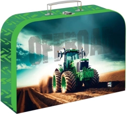 Otroški kovček za likovne potrebščine 34 cm – traktor OXYBAG