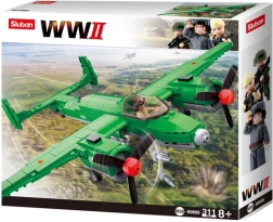 Sluban WWII Sovjetski bombnik Tupoljev TU-2 gradbeni set