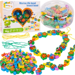 Lesene kroglice na vrvici pikapolonica