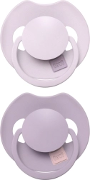 Silikonska dinamična duda Lovi Prime 6–18 m, 2 kosa, lila/vijolična