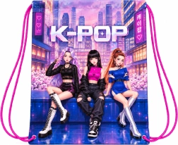 Rožnata vrečka za copate K-Pop Demon Hunters