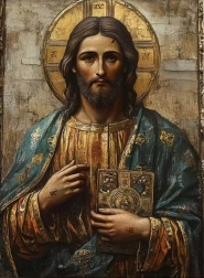 Diamantno slikanje Jezus Kristus 30 × 40 cm