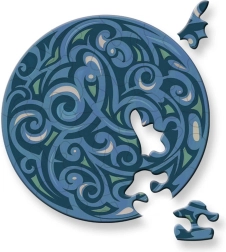 Curiosi okrogla sestavljanka Picoli Veter 33 koščkov