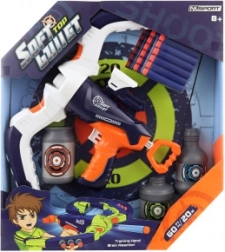 Samo­strel s penastimi naboji in tarčami, doseg 20 m