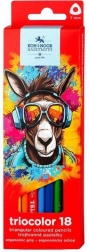 Trikotni barvice KOH-I-NOOR Triocolor 18 kos