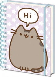 Črtast blok A5 z motivom Pusheen