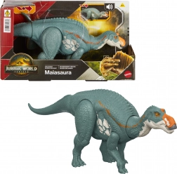 Figurica dinozavra Maiasaura JURASSIC WORLD Rebirth Wild Roar z zvokom 31,5 cm