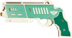 Lesena 3D sestavljanka orožje na elastike Falcon