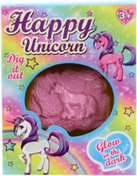 Izkopalni komplet samorog, ki sveti v temi